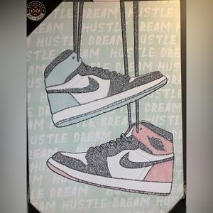 12x18 wall art Jordan shoes